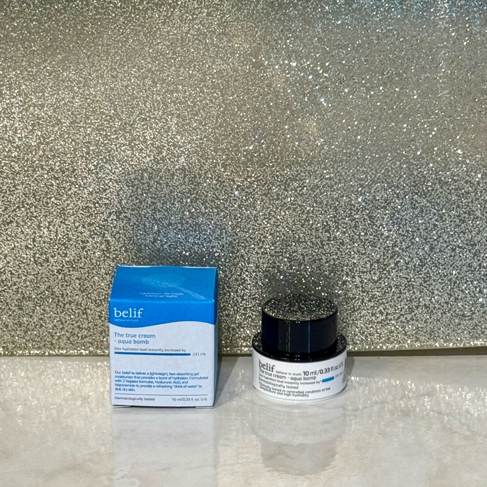 5 for $25 item 🌺 Mini Belif The True Cream Aqua Bomb Moisturizer